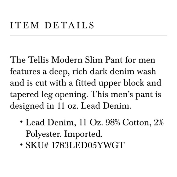 AG Tellis Modern Slim - Picture 9 of 9